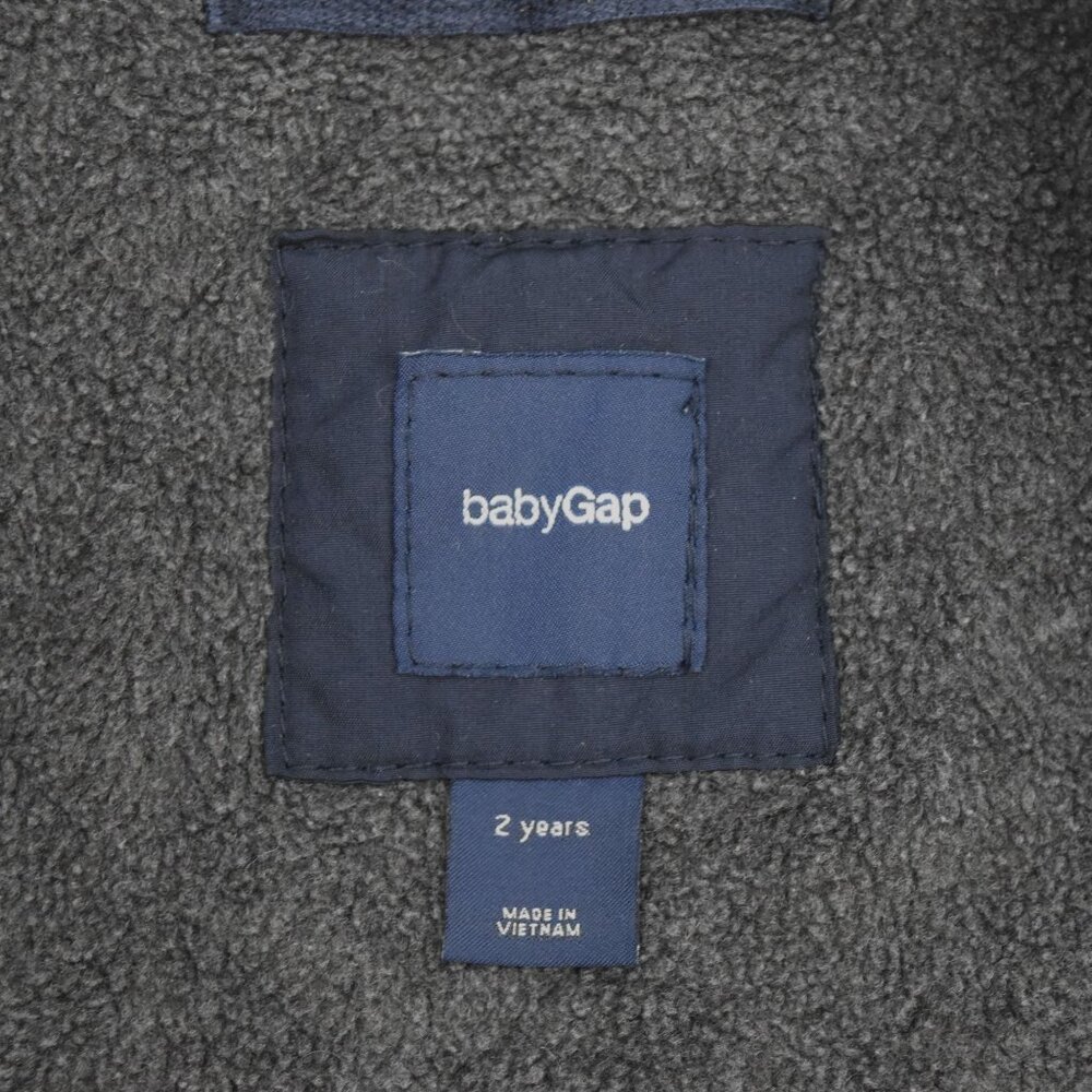 Baby Gap Navy Blue Quilted Jacket For Toddlers Size 2 Yrs - Picture 4 of 5